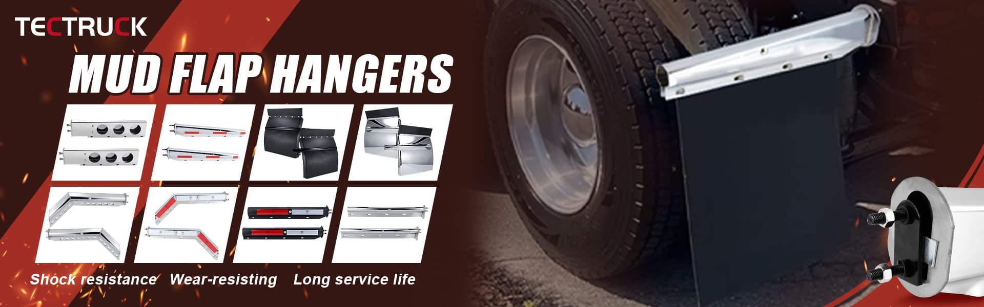 Mud Flap Hangers — Shock resistance, Wear-resisting, Long service life